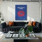 Detroit Basketball Arena Bold Canvas Art