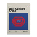 Detroit Basketball Arena Canvas Art
