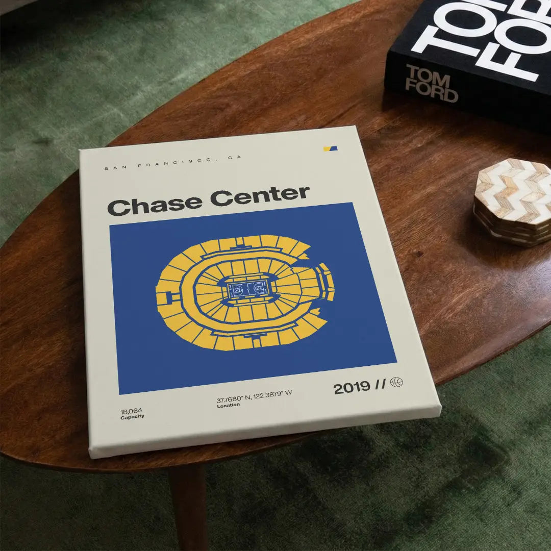 Golden State Basketball Arena Canvas Art