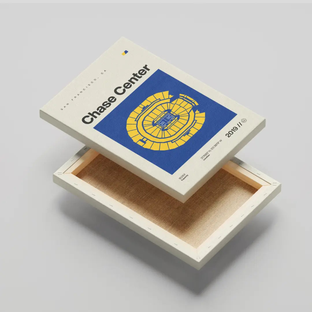 Golden State Basketball Arena Canvas Art