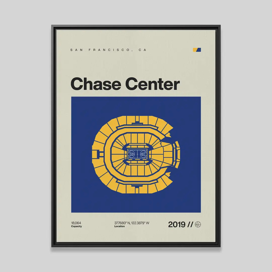 Golden State Basketball Arena Canvas Art