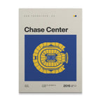 Golden State Basketball Arena Canvas Art