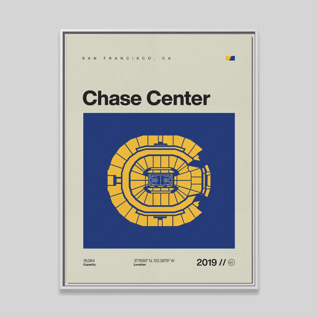 Golden State Basketball Arena Canvas Art