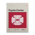 Houston Basketball Arena Canvas Art