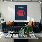 Los Angeles Basketball Arena Bold Canvas Art