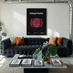 Miami Basketball Arena Bold Canvas Art