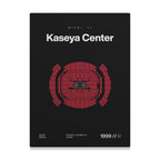 Miami Basketball Arena Bold Canvas Art