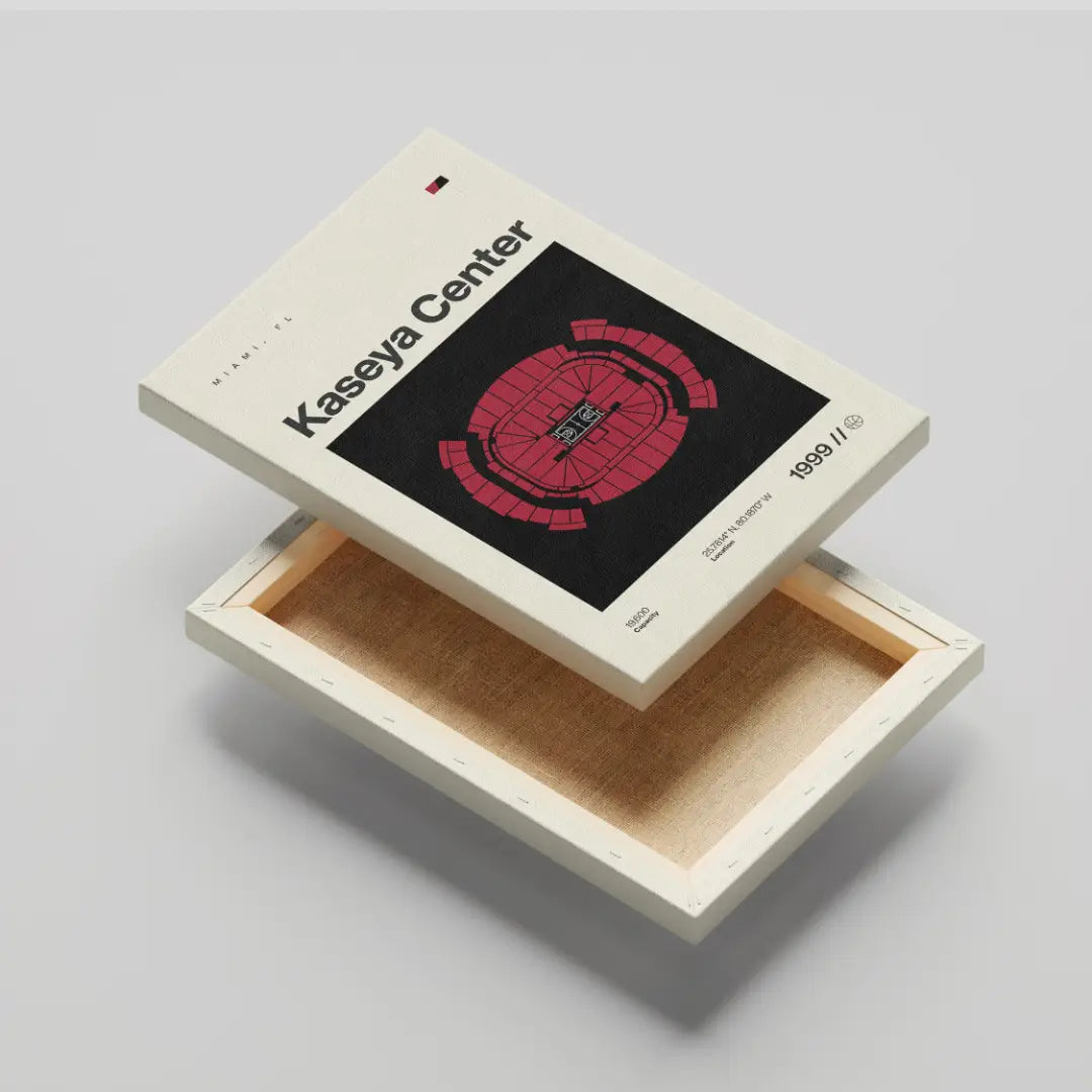 Miami Basketball Arena Canvas Art