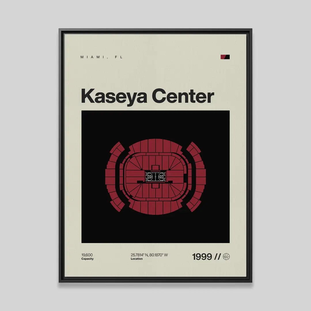Miami Basketball Arena Canvas Art