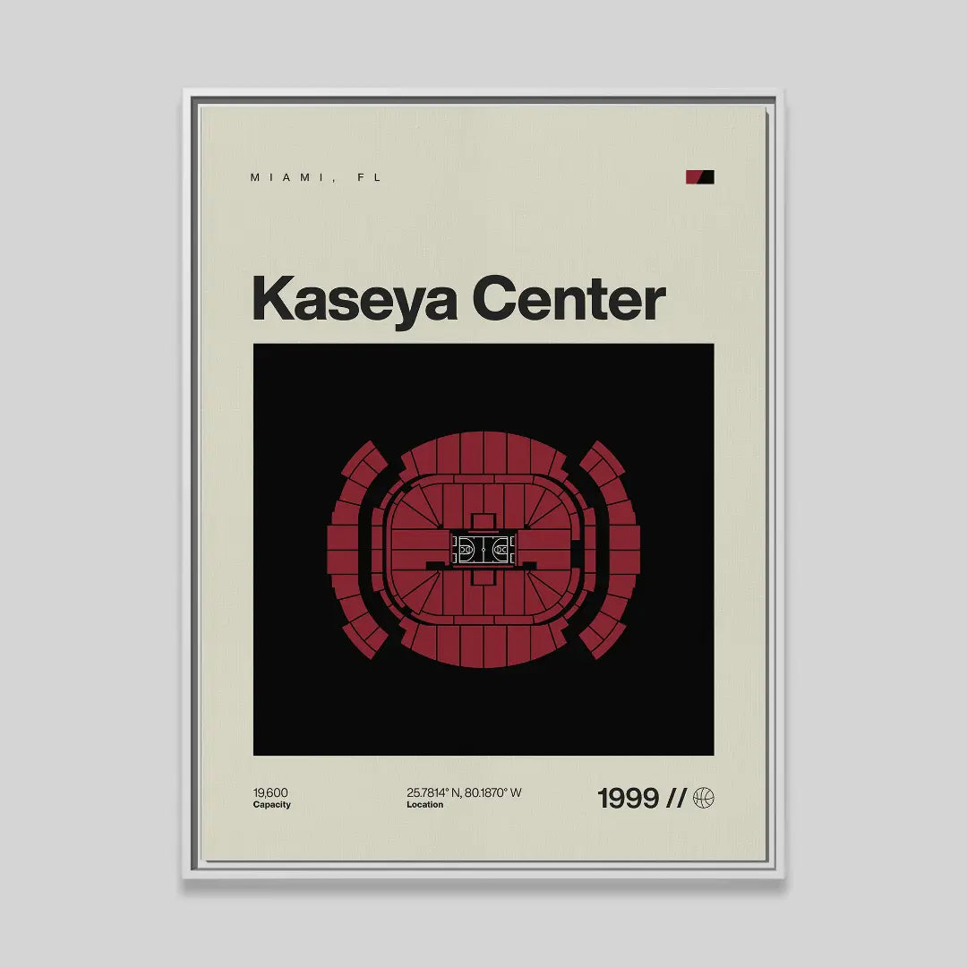 Miami Basketball Arena Canvas Art