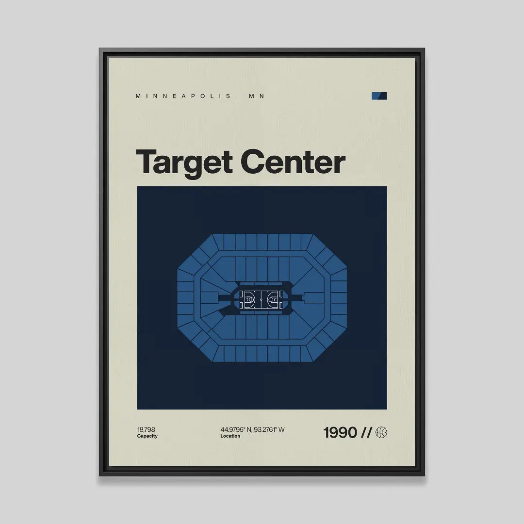 Minnesota Basketball Arena Canvas Art
