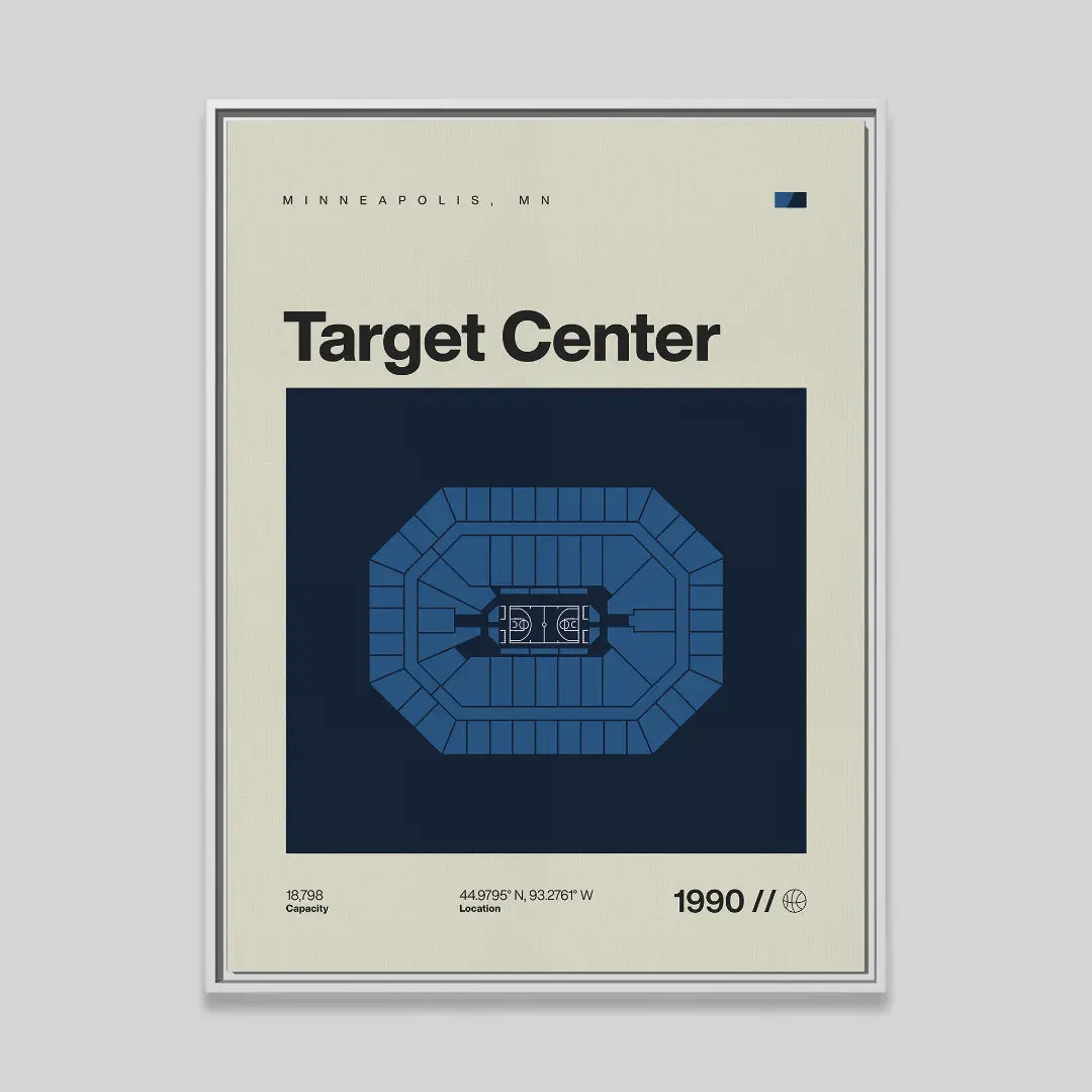 Minnesota Basketball Arena Canvas Art