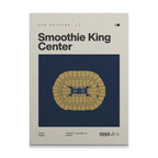 New Orleans Basketball Arena Canvas Art