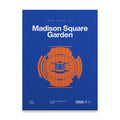 New York Basketball Arena Bold Canvas Art