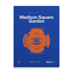 New York Basketball Arena Bold Canvas Art