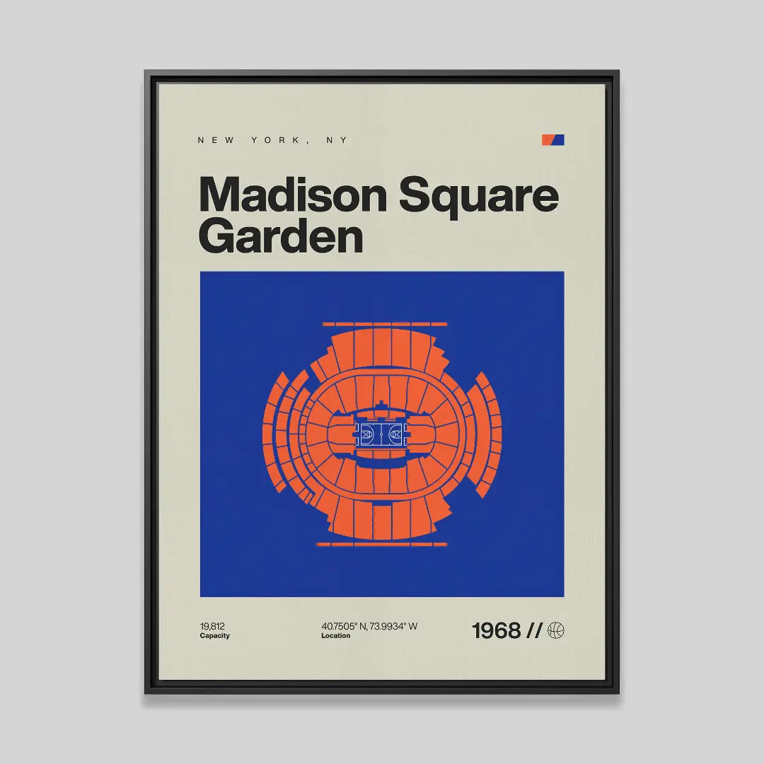 New York Basketball Arena Canvas Art