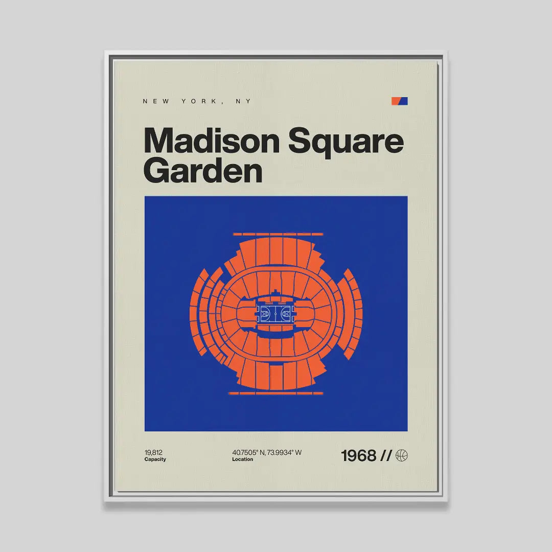 New York Basketball Arena Canvas Art