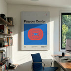 Oklahoma City Basketball Arena Canvas Art