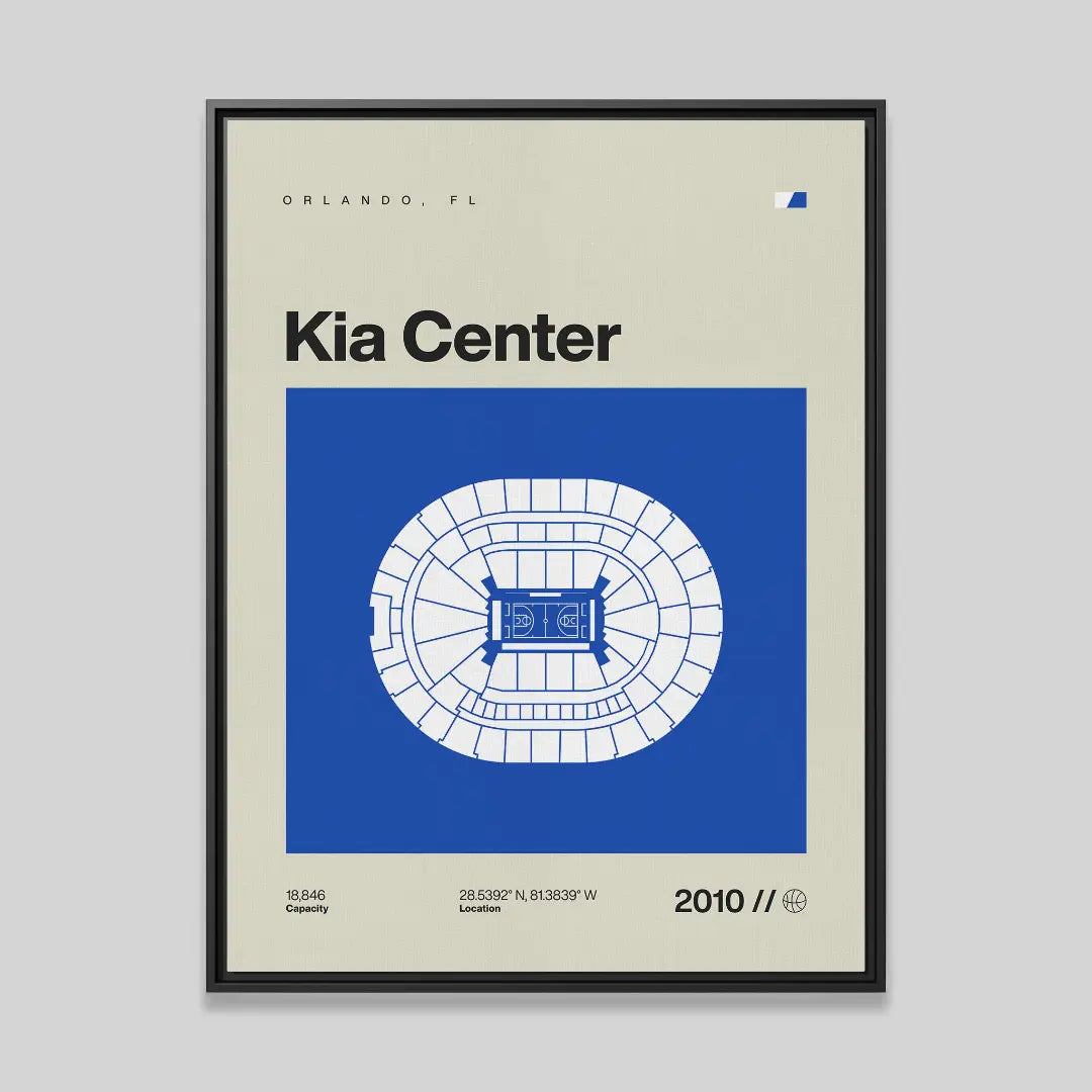 Orlando Basketball Arena Canvas Art