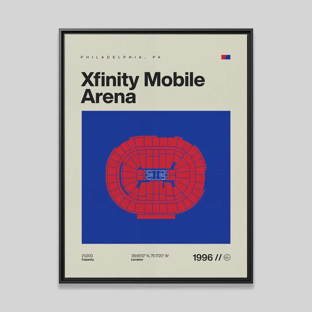 Philadelphia Basketball Arena Canvas Art