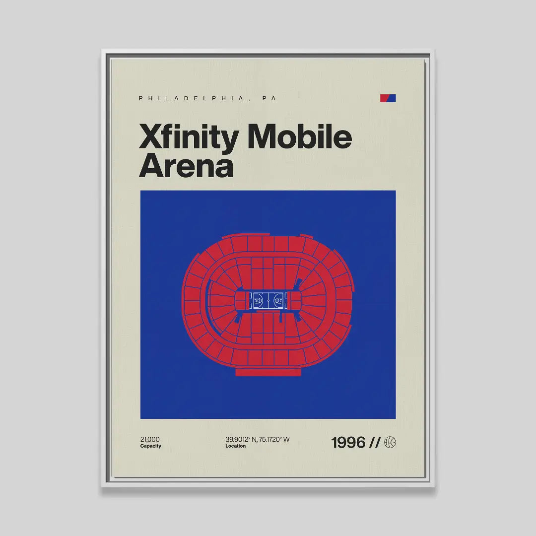 Philadelphia Basketball Arena Canvas Art