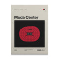Portland Basketball Arena Canvas Art
