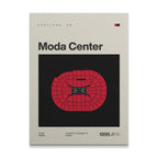 Portland Basketball Arena Canvas Art
