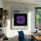 Sacramento Basketball Arena Canvas Art