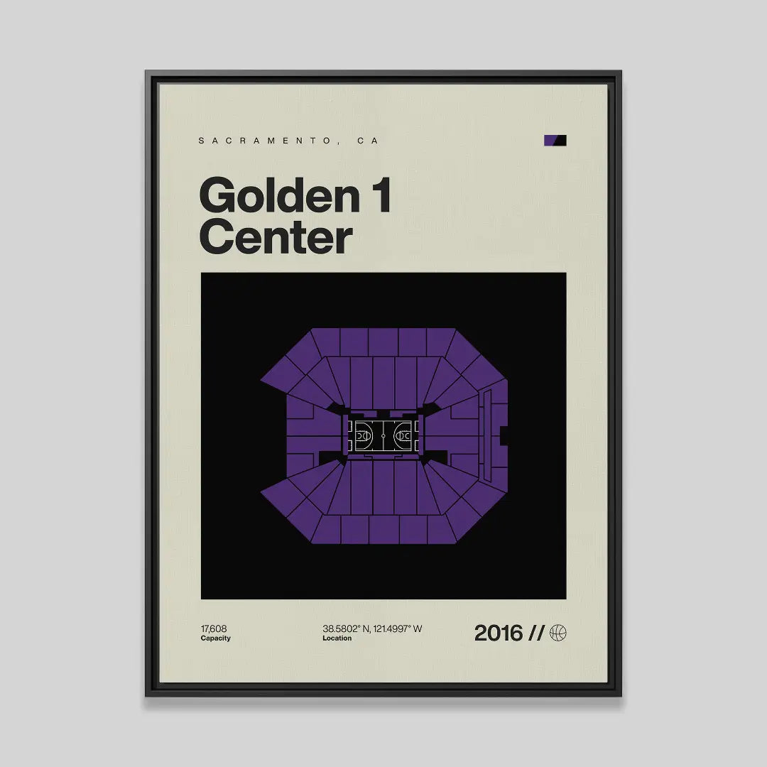 Sacramento Basketball Arena Canvas Art
