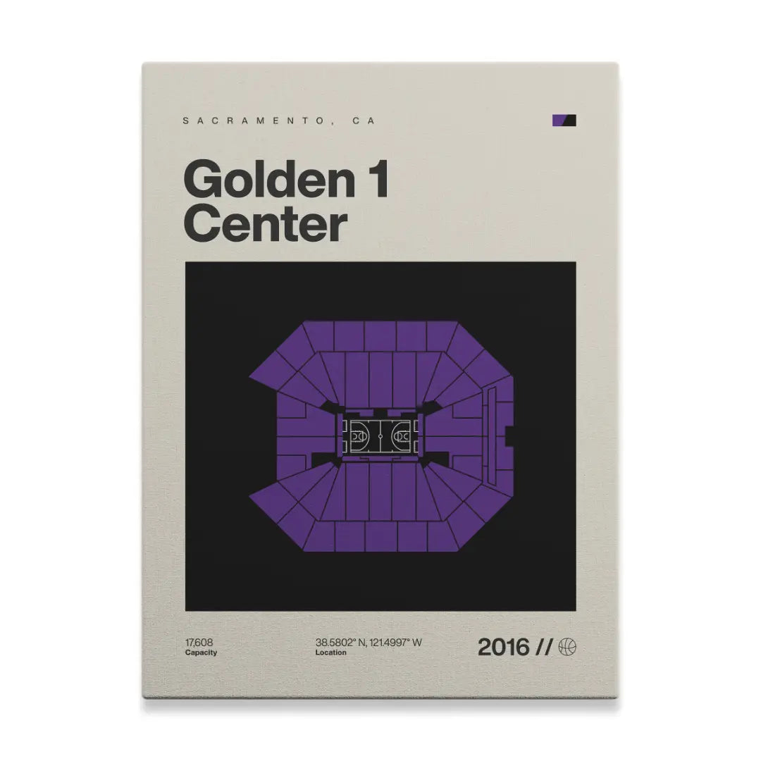 Sacramento Basketball Arena Canvas Art