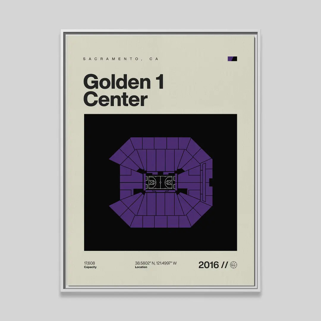 Sacramento Basketball Arena Canvas Art
