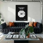 San Antonio Basketball Arena Bold Canvas Art