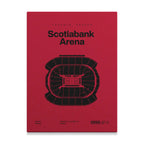 Toronto Basketball Arena Bold Canvas Art