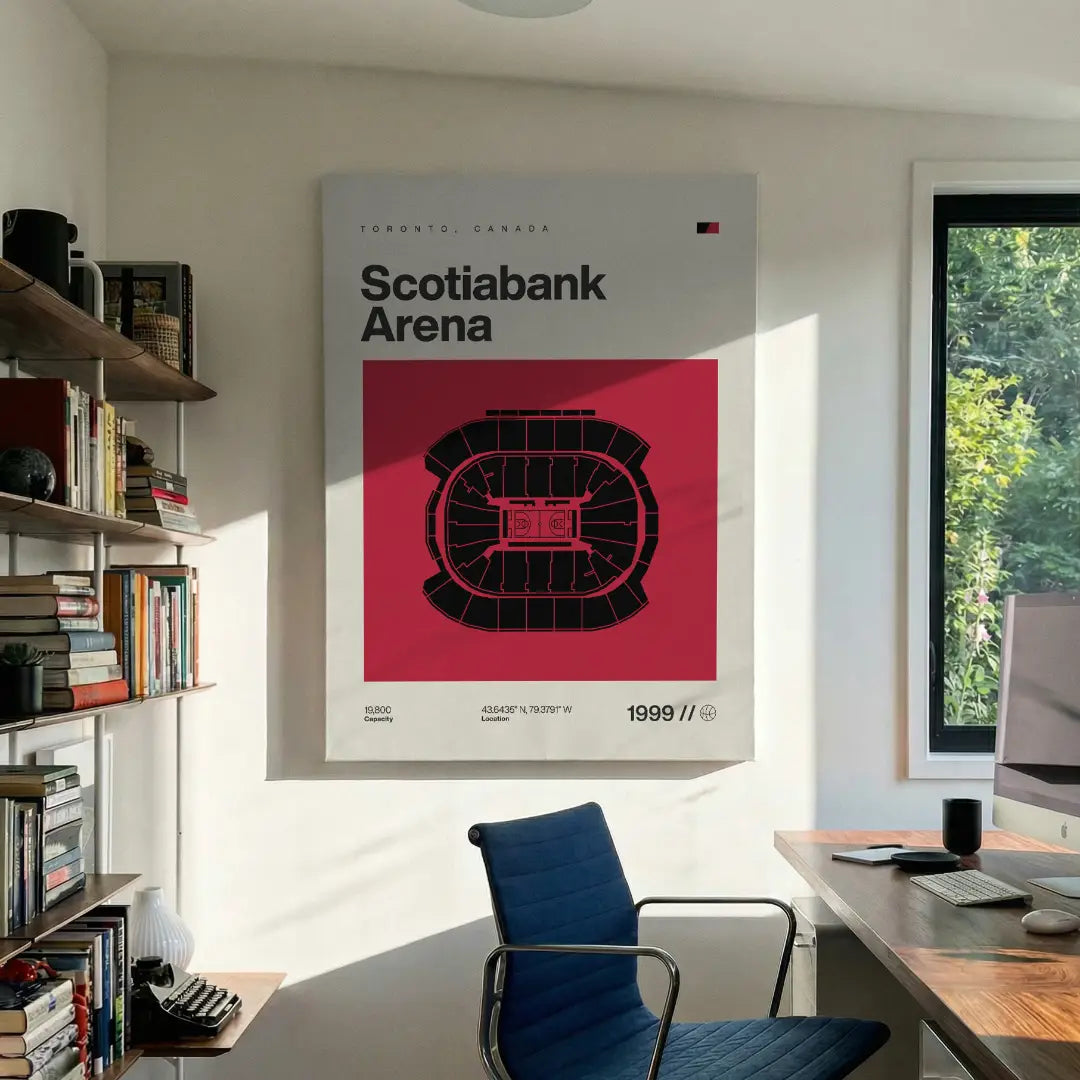 Toronto Basketball Arena Canvas Art
