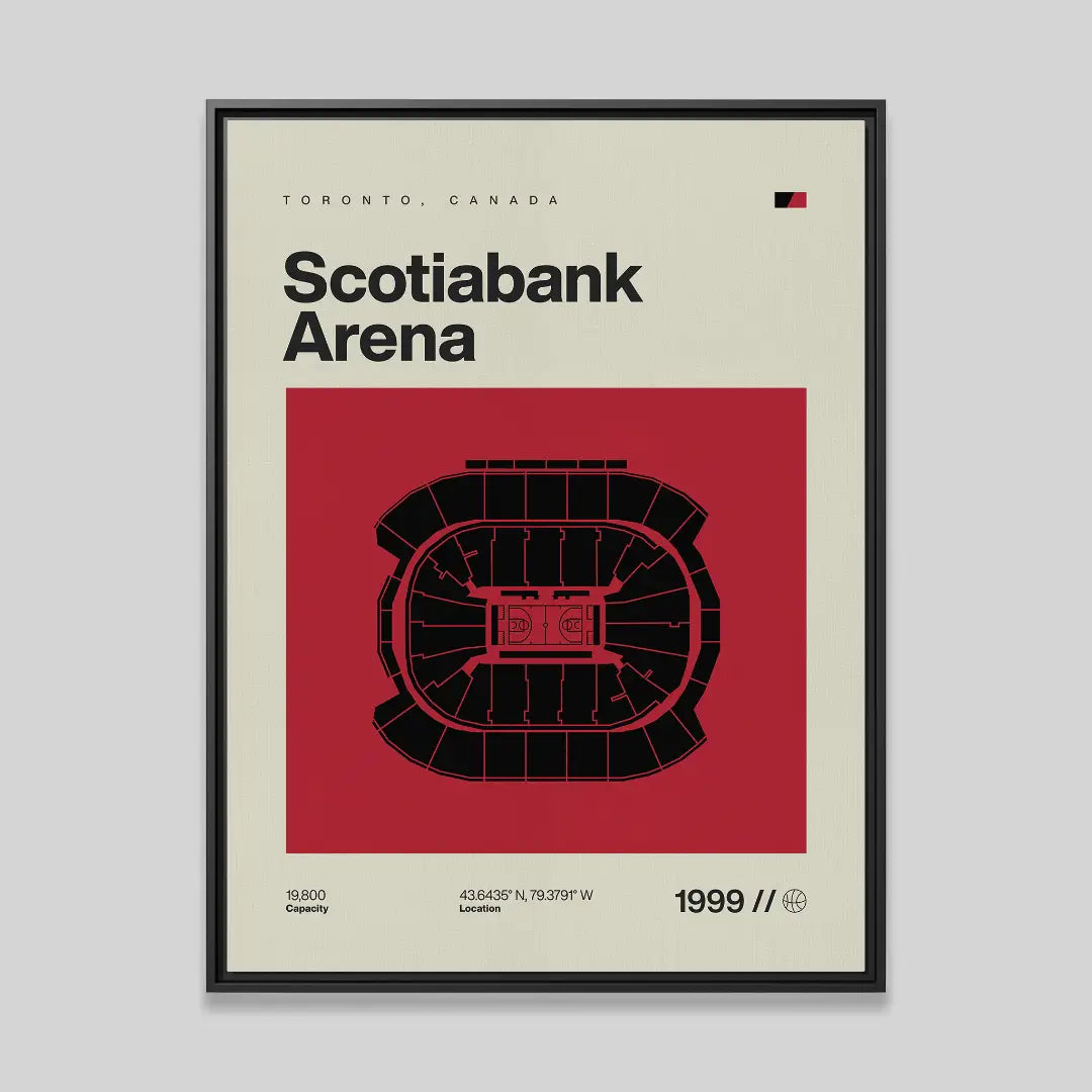 Toronto Basketball Arena Canvas Art