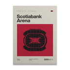 Toronto Basketball Arena Canvas Art