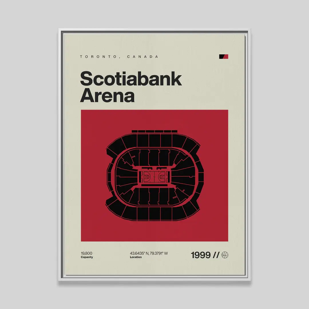 Toronto Basketball Arena Canvas Art