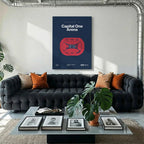 Washington Basketball Arena Bold Canvas Art