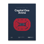 Washington Basketball Arena Bold Canvas Art
