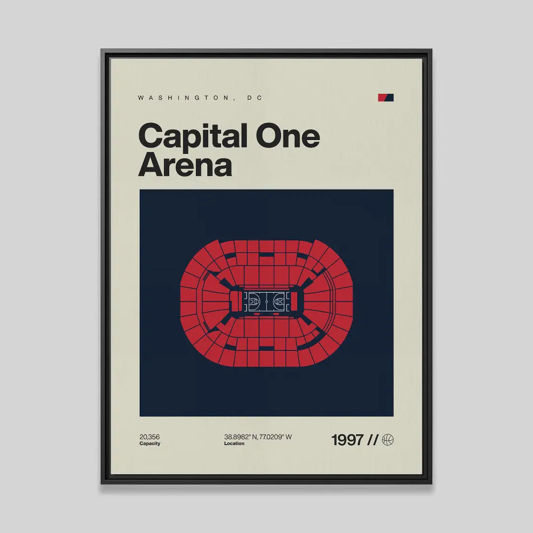 Washington Basketball Arena Canvas Art