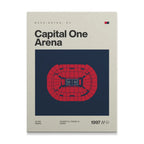 Washington Basketball Arena Canvas Art