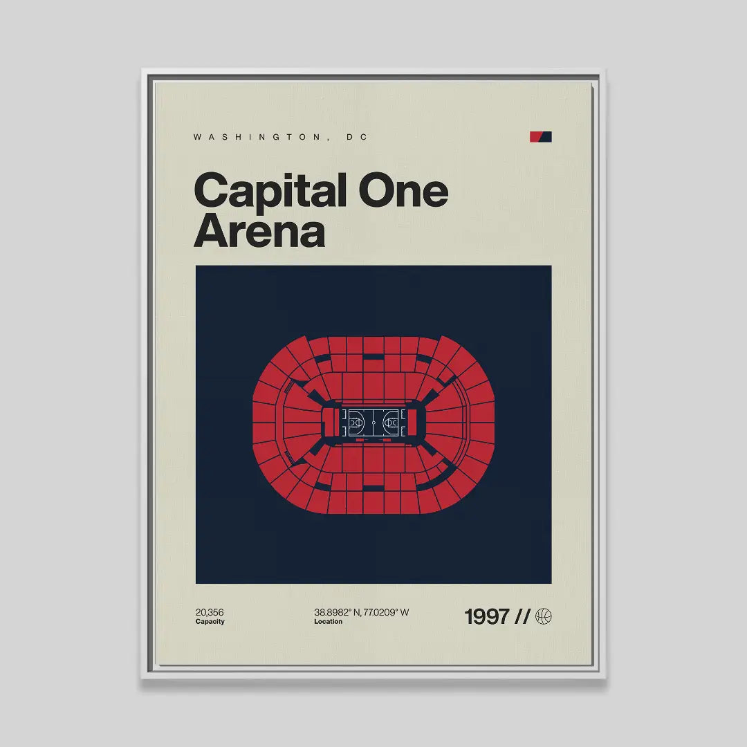 Washington Basketball Arena Canvas Art