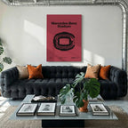 Atlanta Soccer Stadium Bold Canvas Art