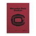 Atlanta Soccer Stadium Bold Canvas Art