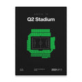Austin Soccer Stadium Bold Canvas Art