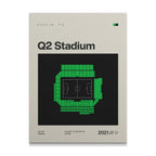 Austin Soccer Stadium Canvas Art