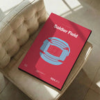 Chicago Soccer Stadium Bold Canvas Art
