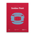 Chicago Soccer Stadium Bold Canvas Art