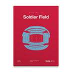 Chicago Soccer Stadium Bold Canvas Art