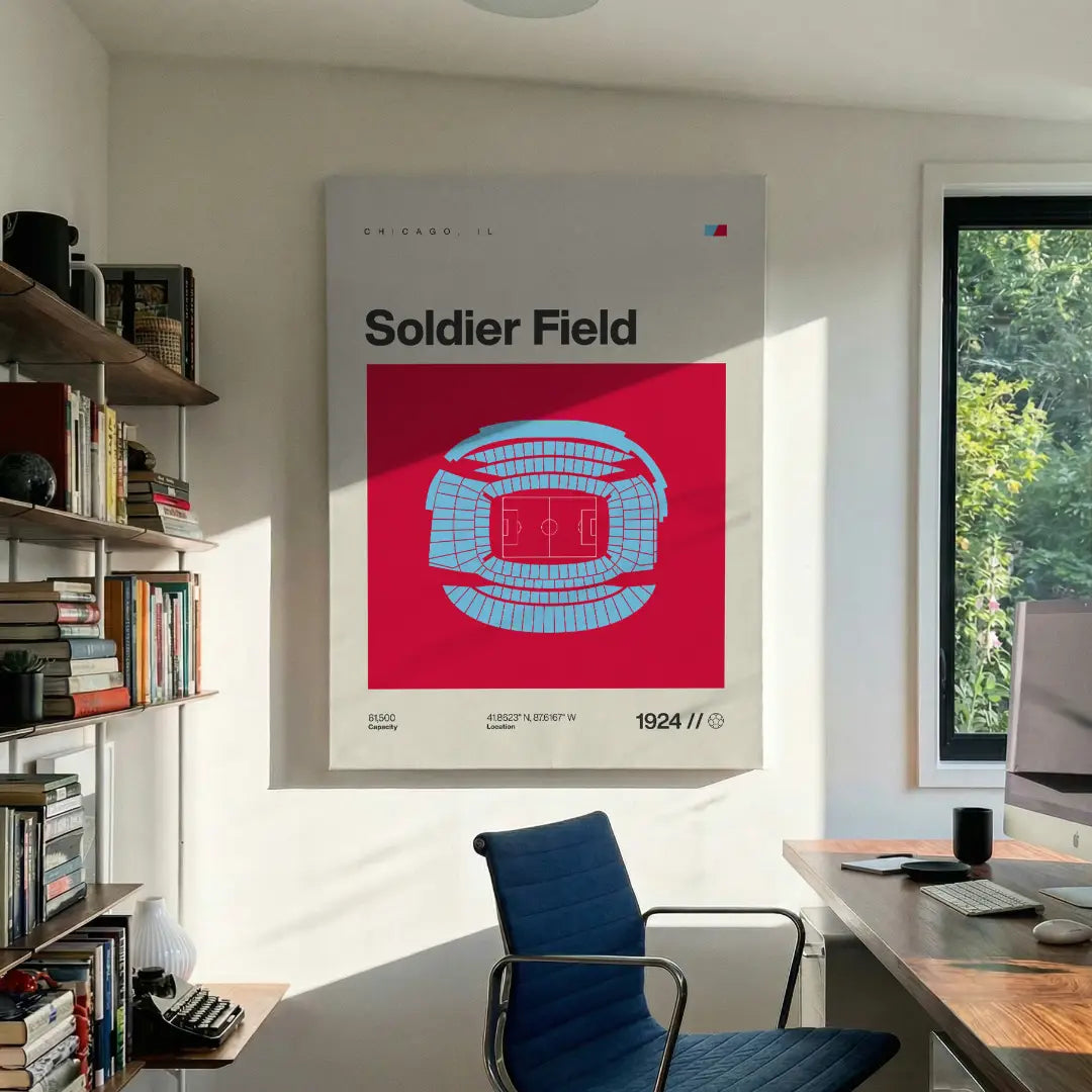 Chicago Soccer Stadium Canvas Art